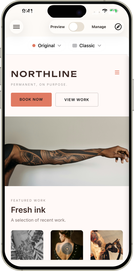 Get Bookking website builder